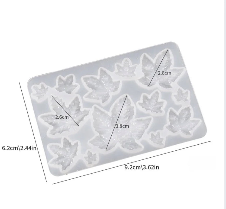 3D maple leaf mould