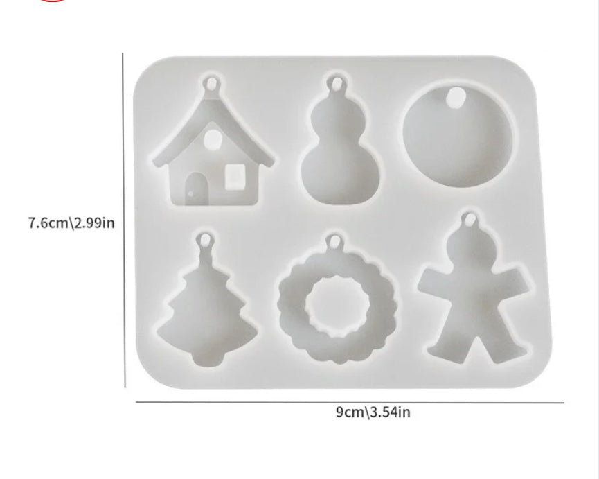 6 cavity Keychain mould