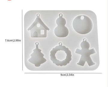 6 cavity Keychain mould