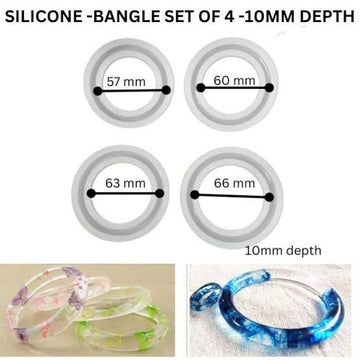 4 pieces bangle mould set