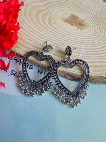 Resin jhumka base silver