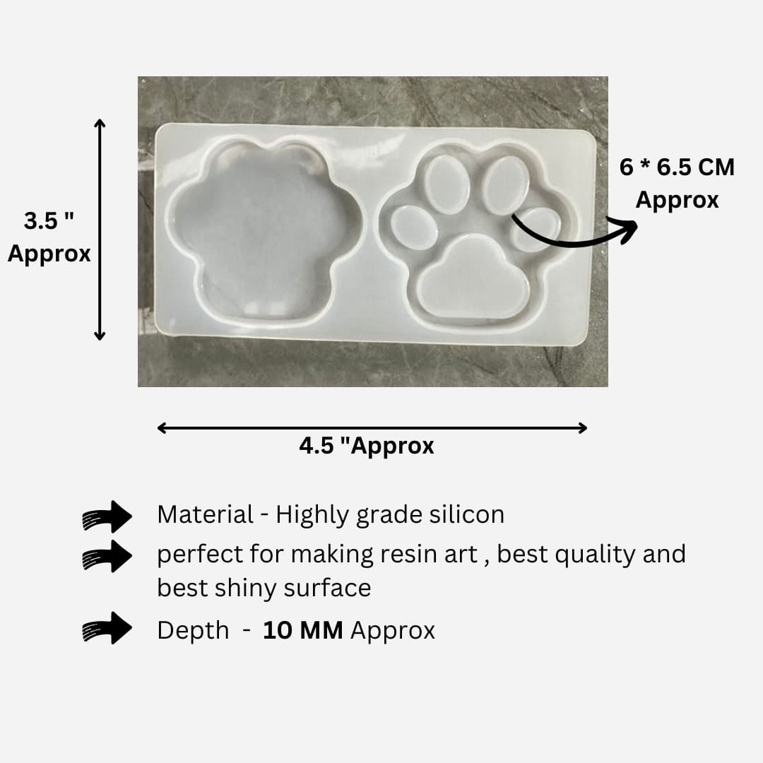 Cat Paw Keychain Mould
