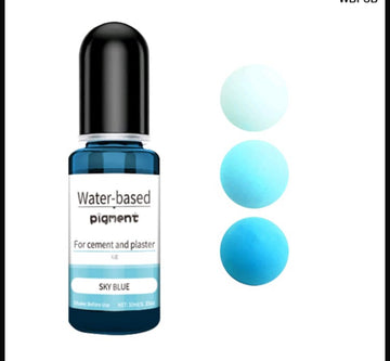 Sky blue eco cast pigment