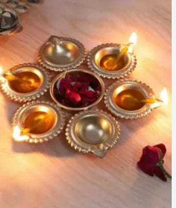 7 Inch Metal Urli For Candle