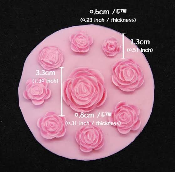 3D Rose Mould