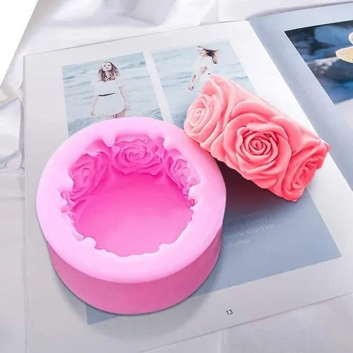 Rose Flower Candle Mould