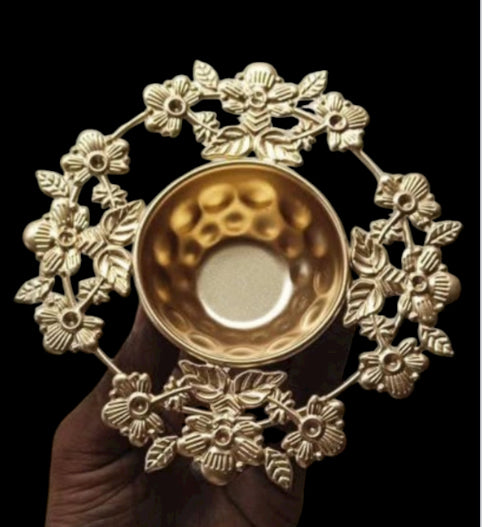 5 Inch Metal Urli For Candle