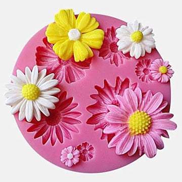 3D clay flower mould
