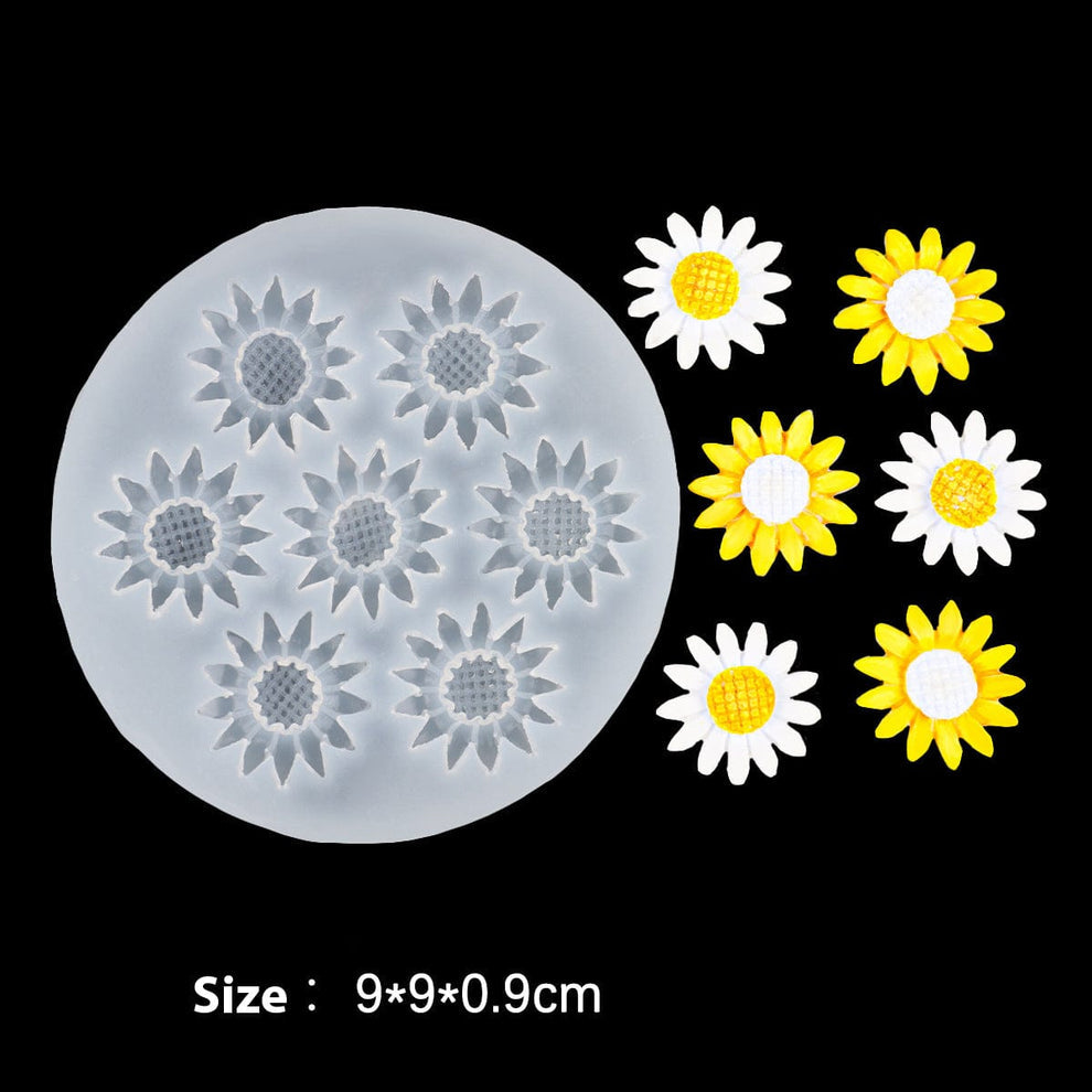 Mini Sunflower 3D Flower Mould
