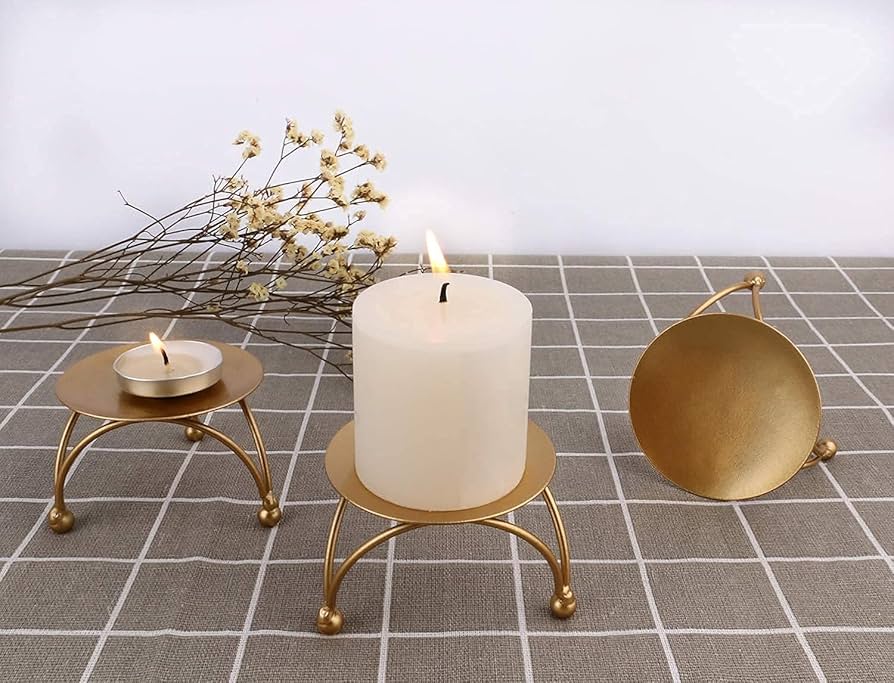 Metal Candle Or Bowl Holder Stand