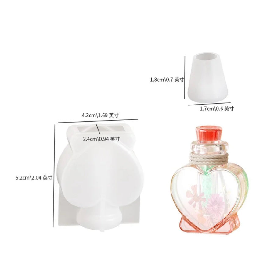 Heart Bottle Mould