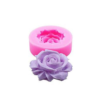 Small 3D Rose Flower Mould (106)