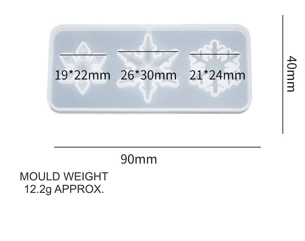 Snow flack pendant mould