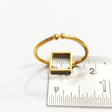 10 pieces Square ring base for resin