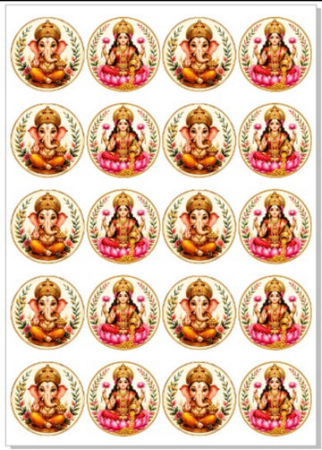 Resin color sticker