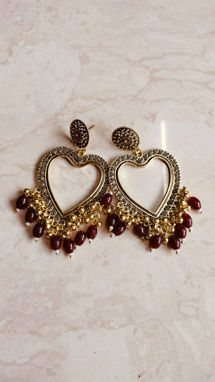 Beads jhumka for resin