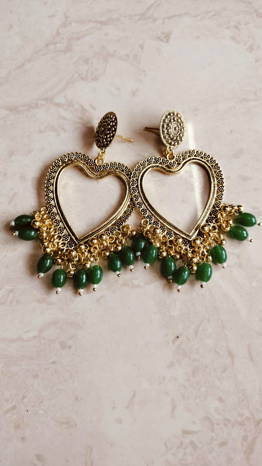 Beads jhumka for resin