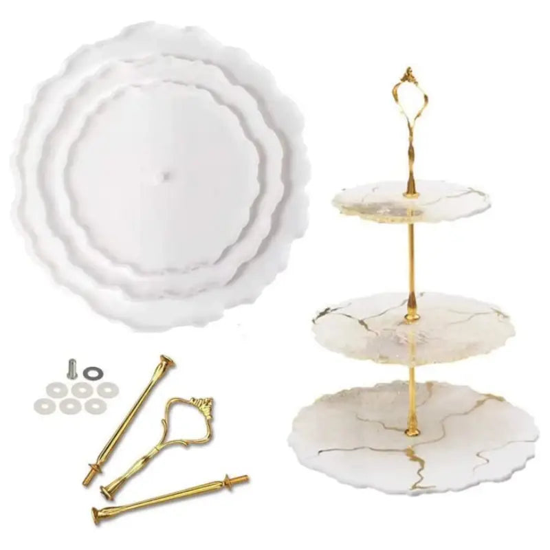 3 Tier Cake Stand Mould