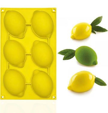 6 Cavity Lemon Mould Concrete Or Candle Mould