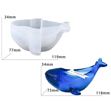 Blue Whale Candle Bowl Or Planter Mould