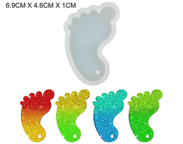 Foot keychain mould