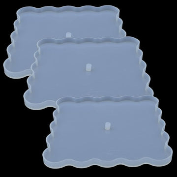 Square Agate 3 Tier Cake Stand Mould
