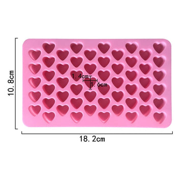 55 Cavity Mini Heart Mould