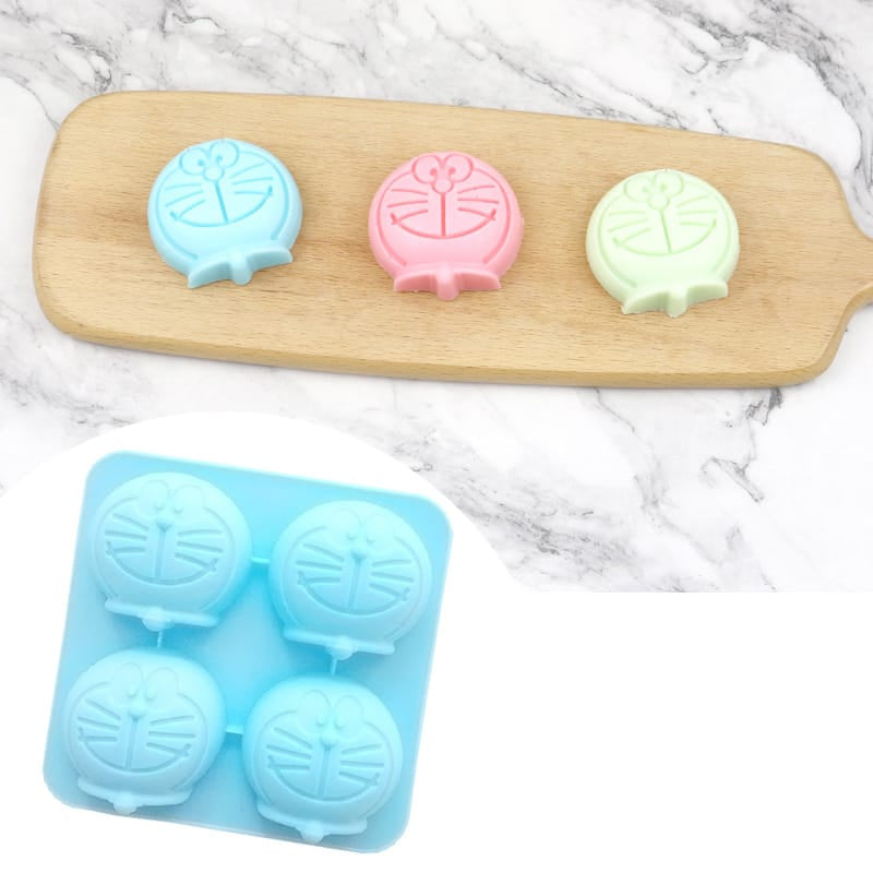 4 Cavity Doraemon Face Mould