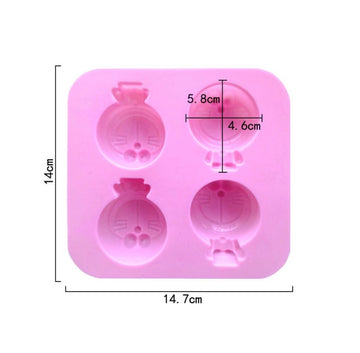 4 Cavity Doraemon Mould