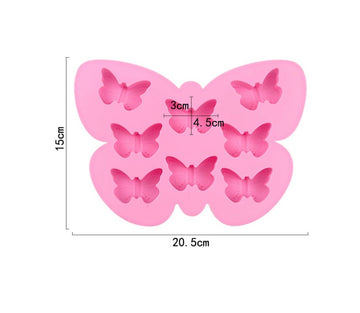 8 Cavity Butterfly Mould