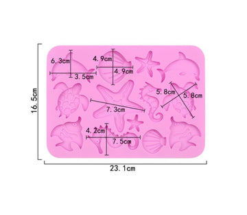 12 Cavity Ocean Themed Mould