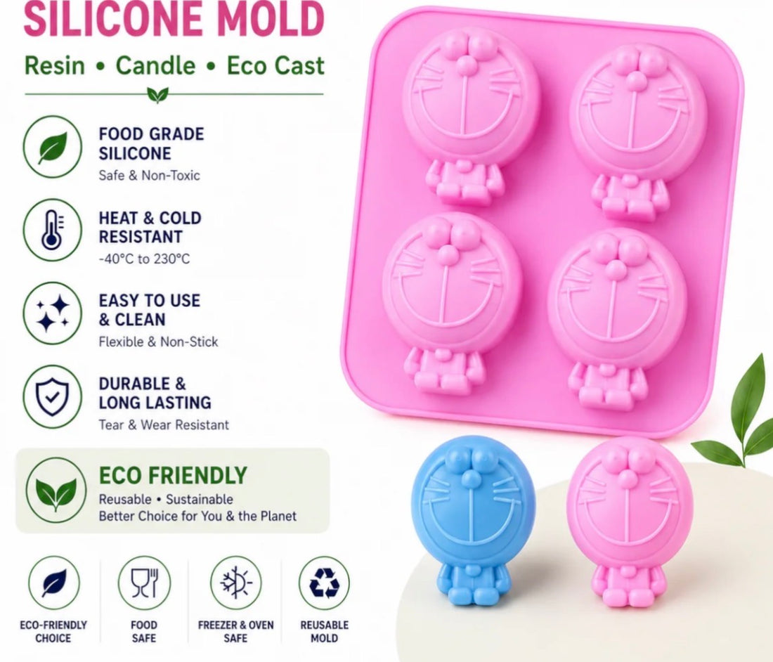 4 Cavity Doraemon Mould