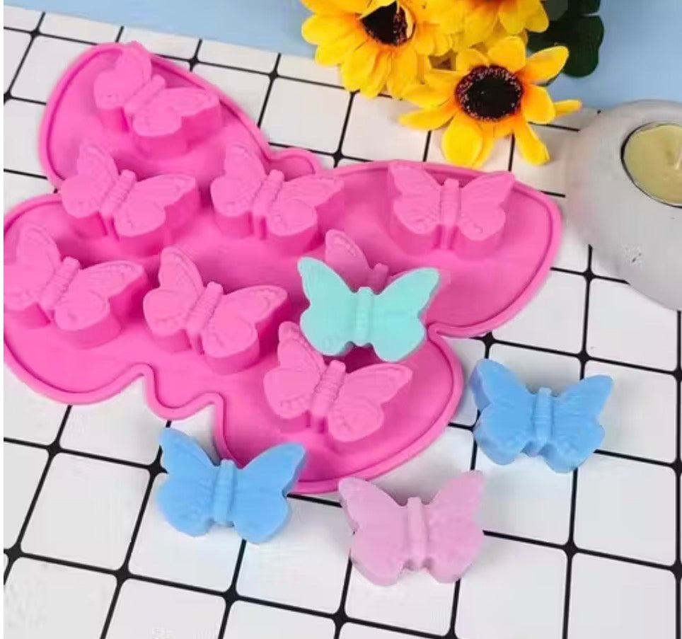 8 Cavity Butterfly Mould