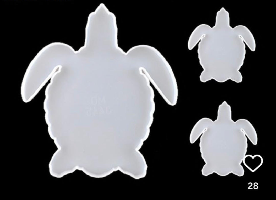 Turtle Tray And Coaster Mould Set