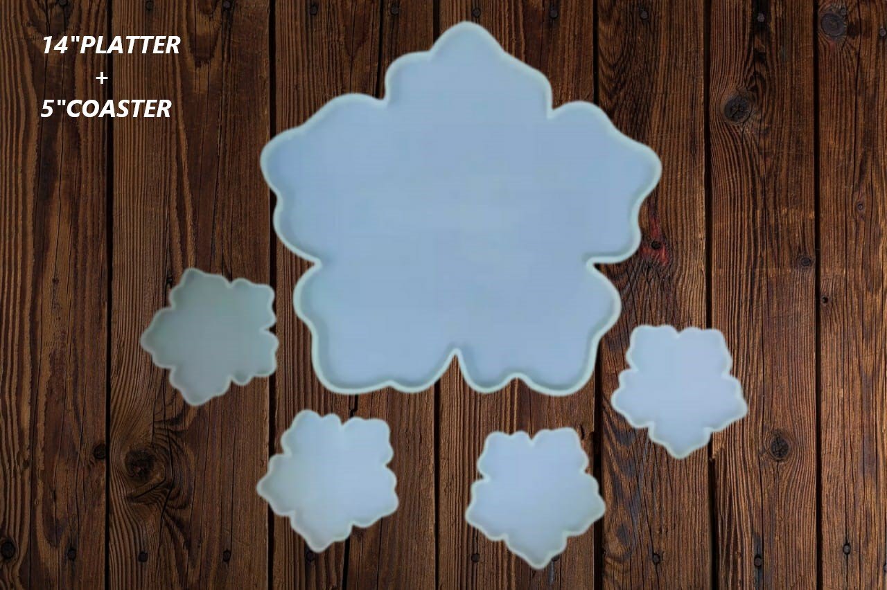 Flower Tray And Coaster Mould Set