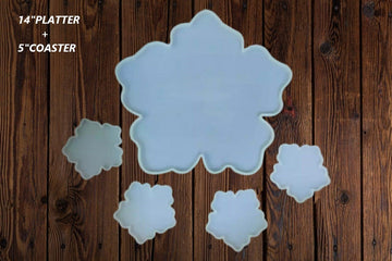 Flower Tray And Coaster Mould Set