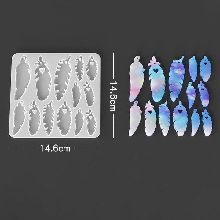 Feather Jewelry mould