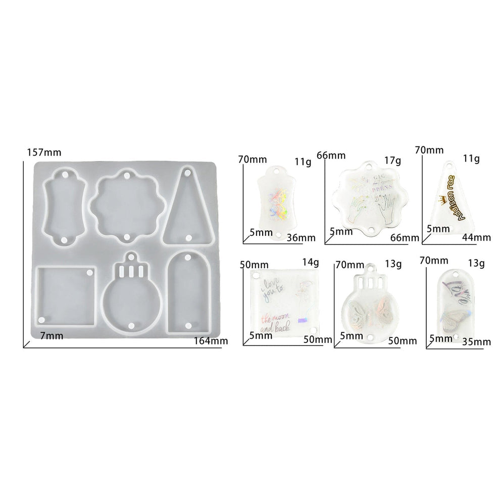 Christmas religion keychain or pendant mould