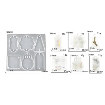 Christmas religion keychain or pendant mould