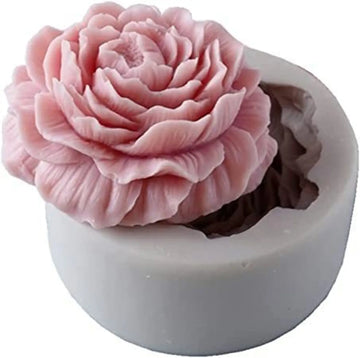 Premium Peony Candle Mould
