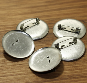 Brooch Pin Base Silver