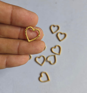 Mini heart bezel 25 pieces pack