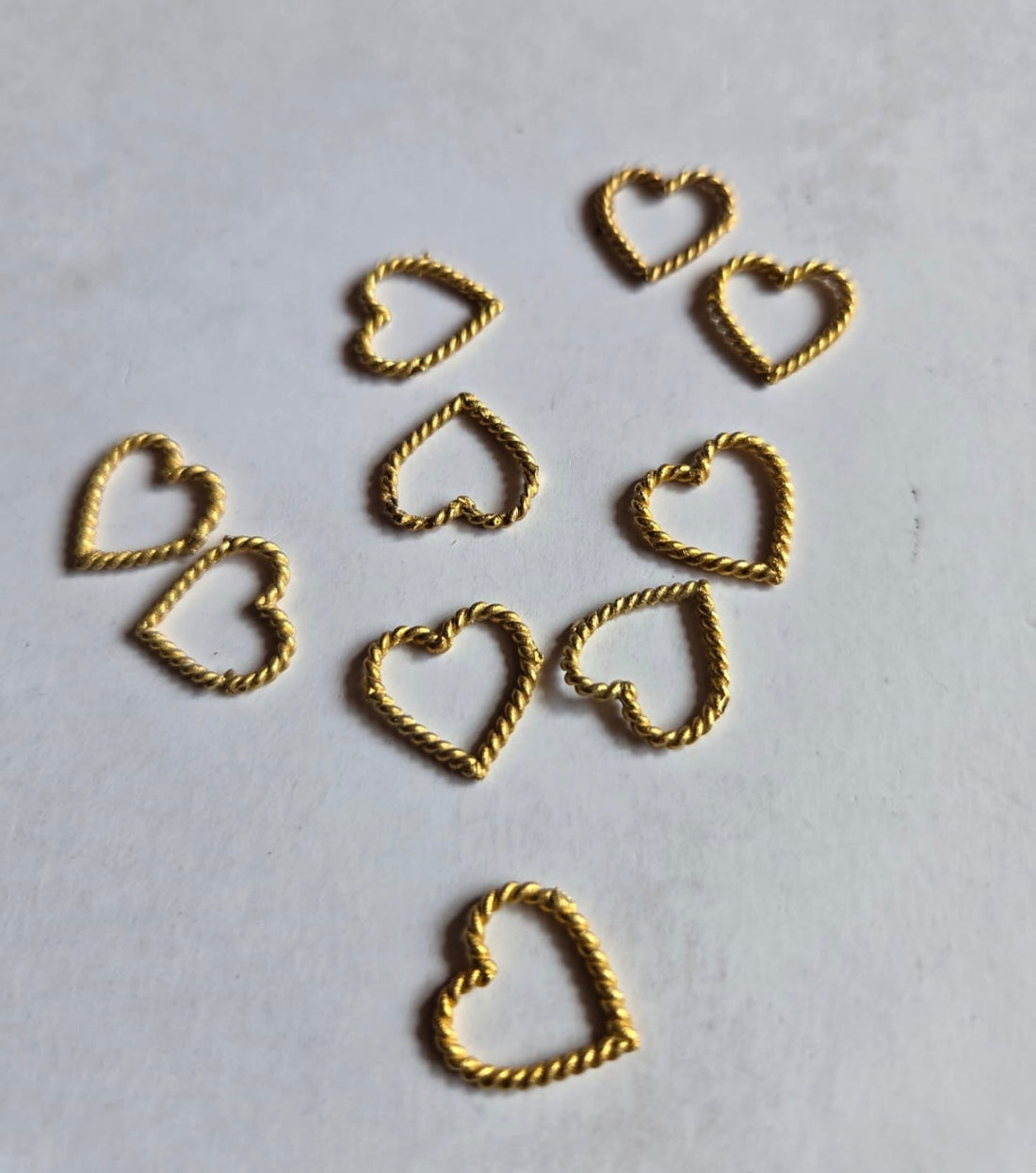 Mini heart bezel 25 pieces pack