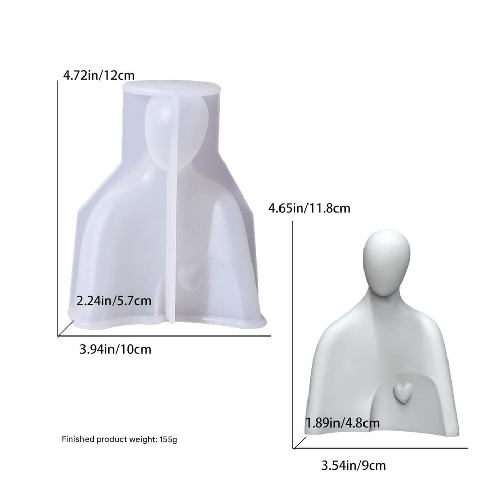 Family statue showpiece mould