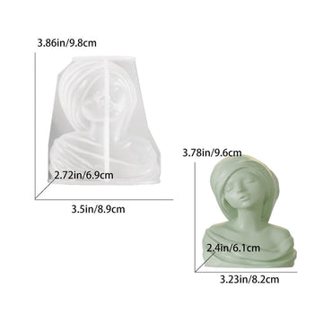 Saudi Arabian girl candle  mould