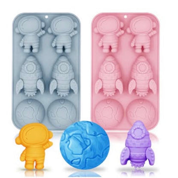 6 Cavity astronaut Themed Mould
