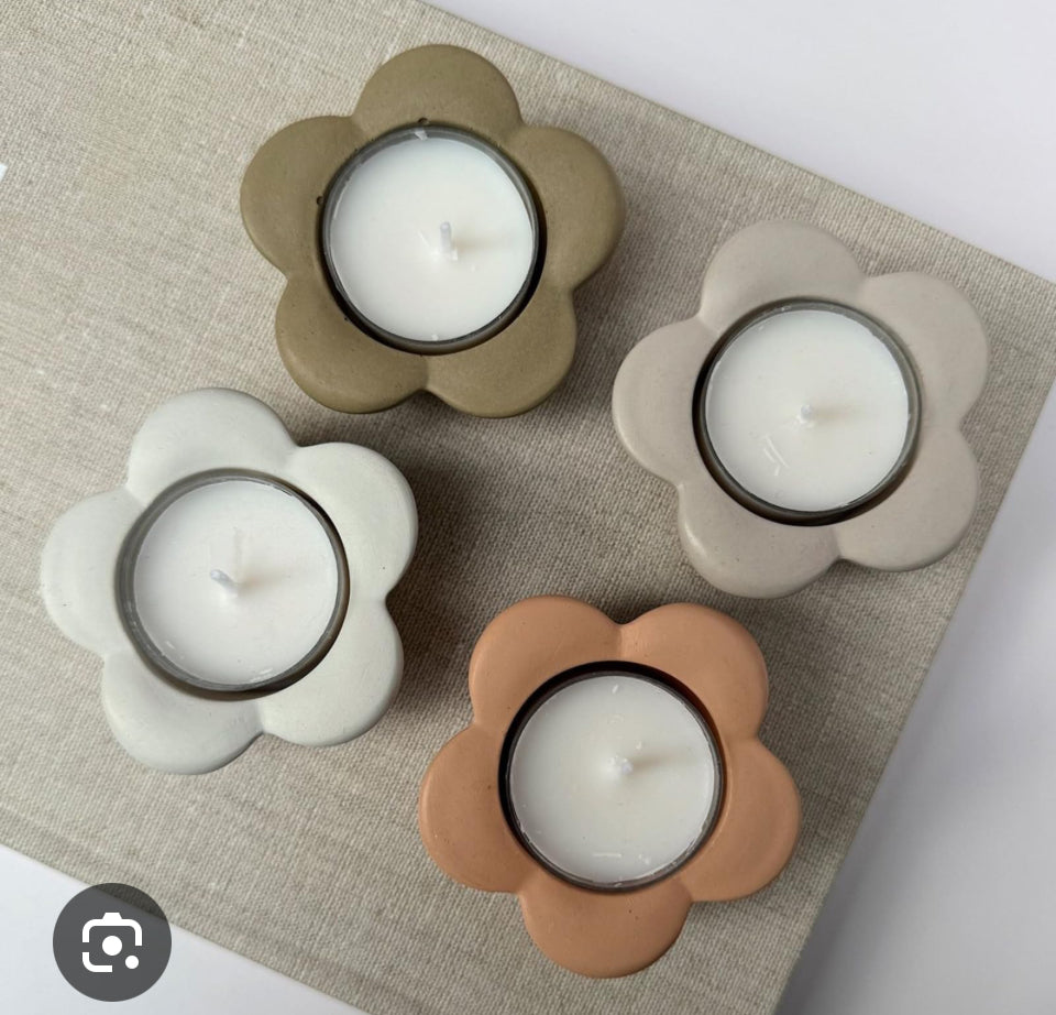 Flower t-light mould