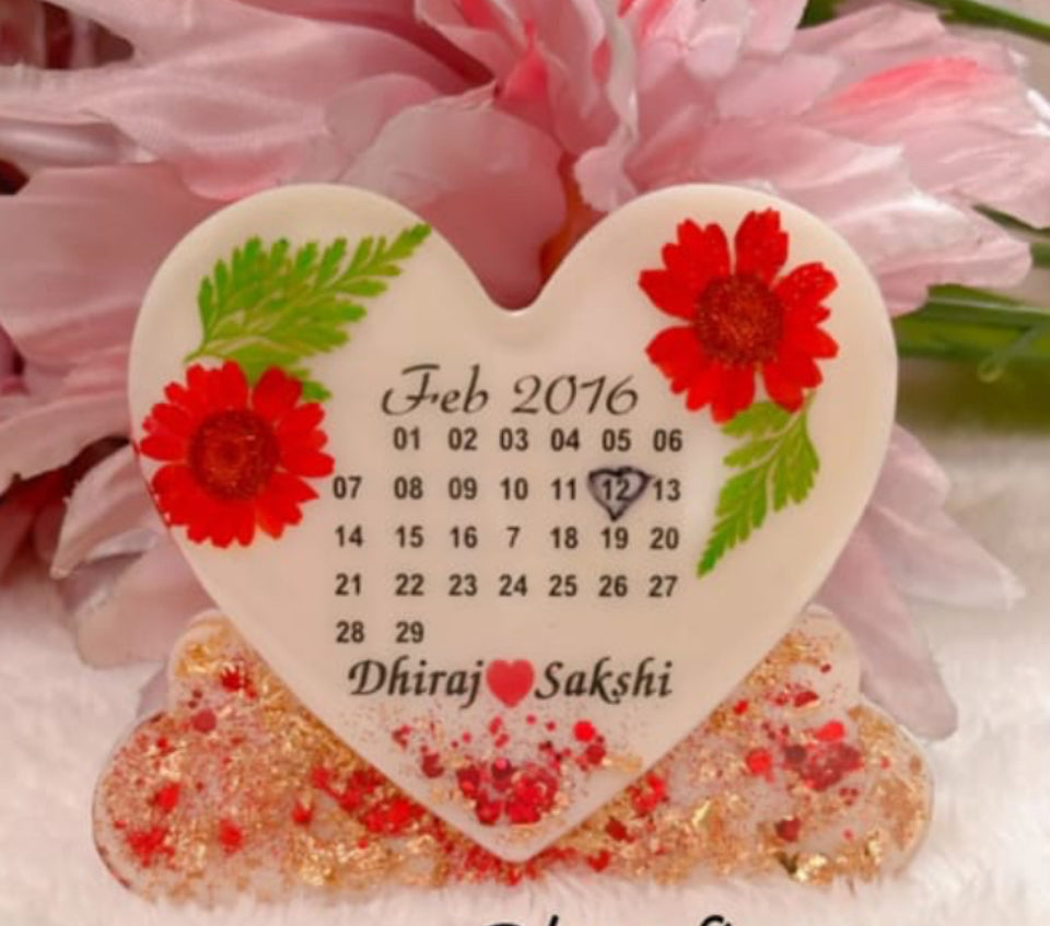 2 cavity heart with stand mould