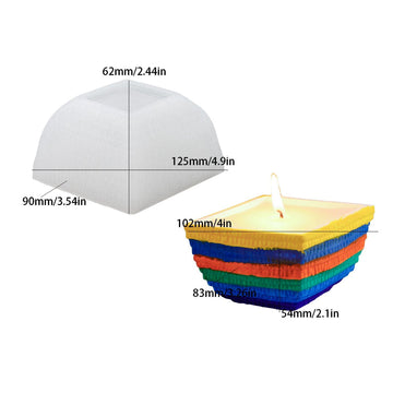 Diamond candle bowl mould