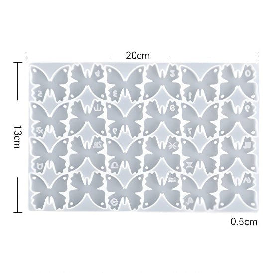 24 cavities Butterfly mould